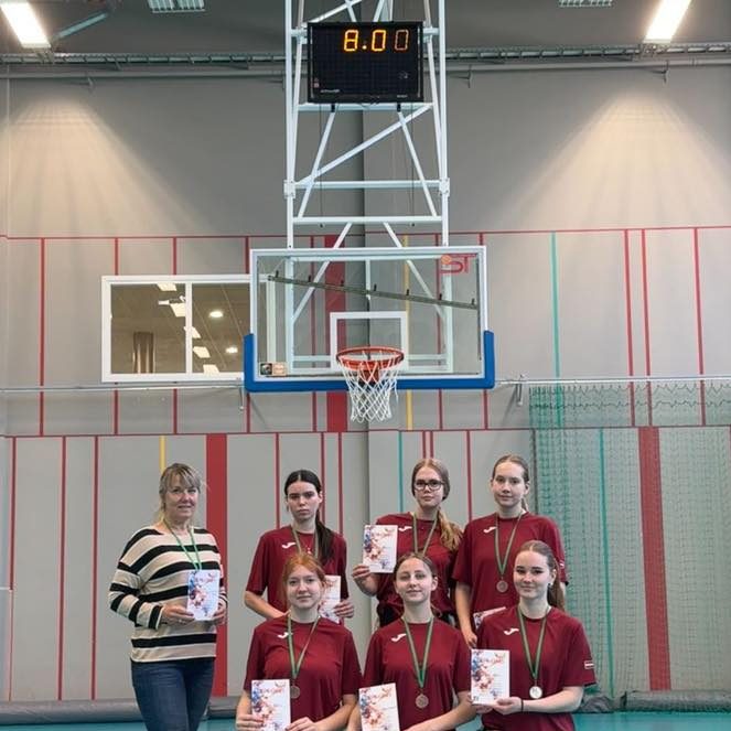 3. vieta Latvijas Skolēnu 78. spartakiādes finālsacensībās basketbolā