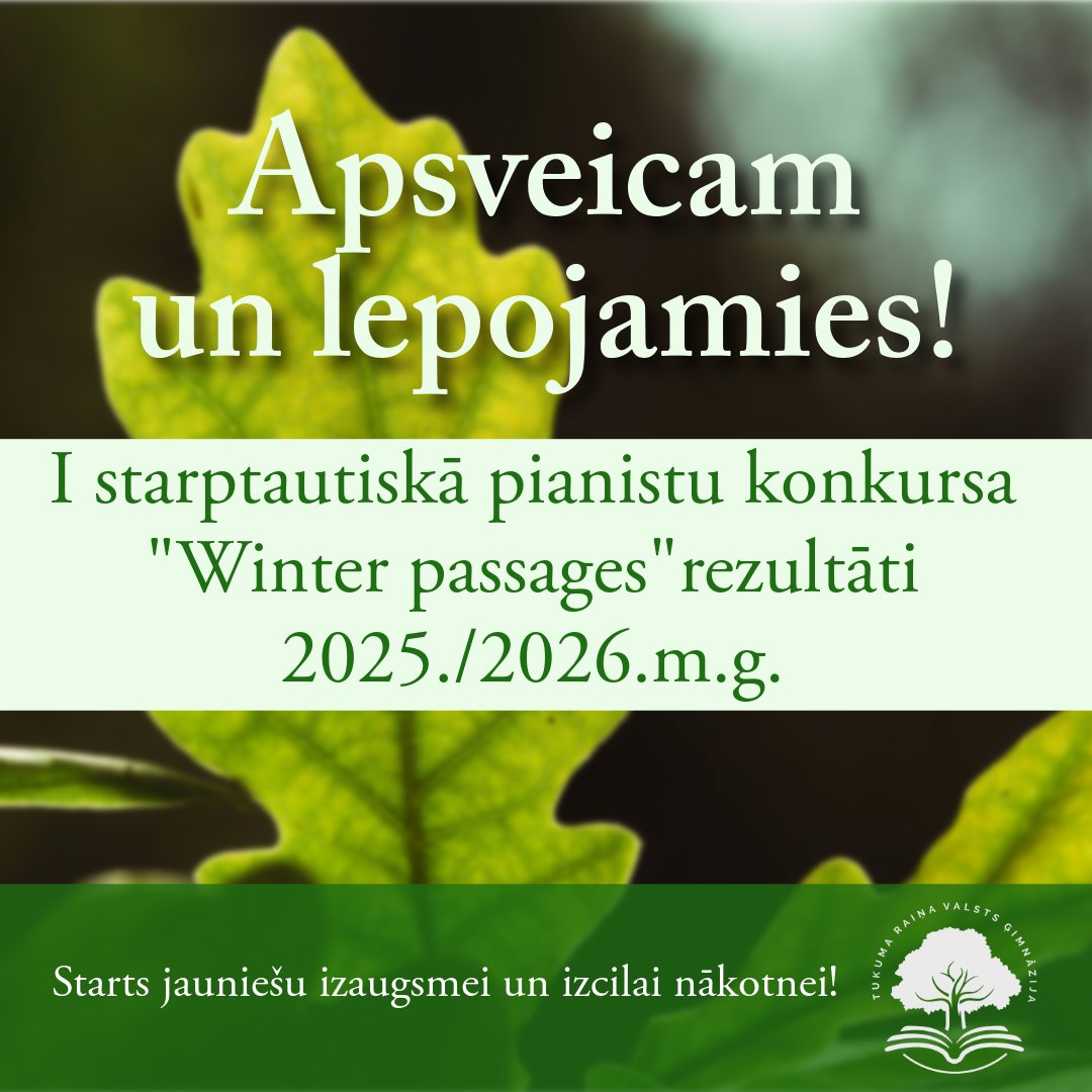 🎹 Mūzikas skaņās pāri robežām: Izcili panākumi pianistu konkursā “Winter Passages”